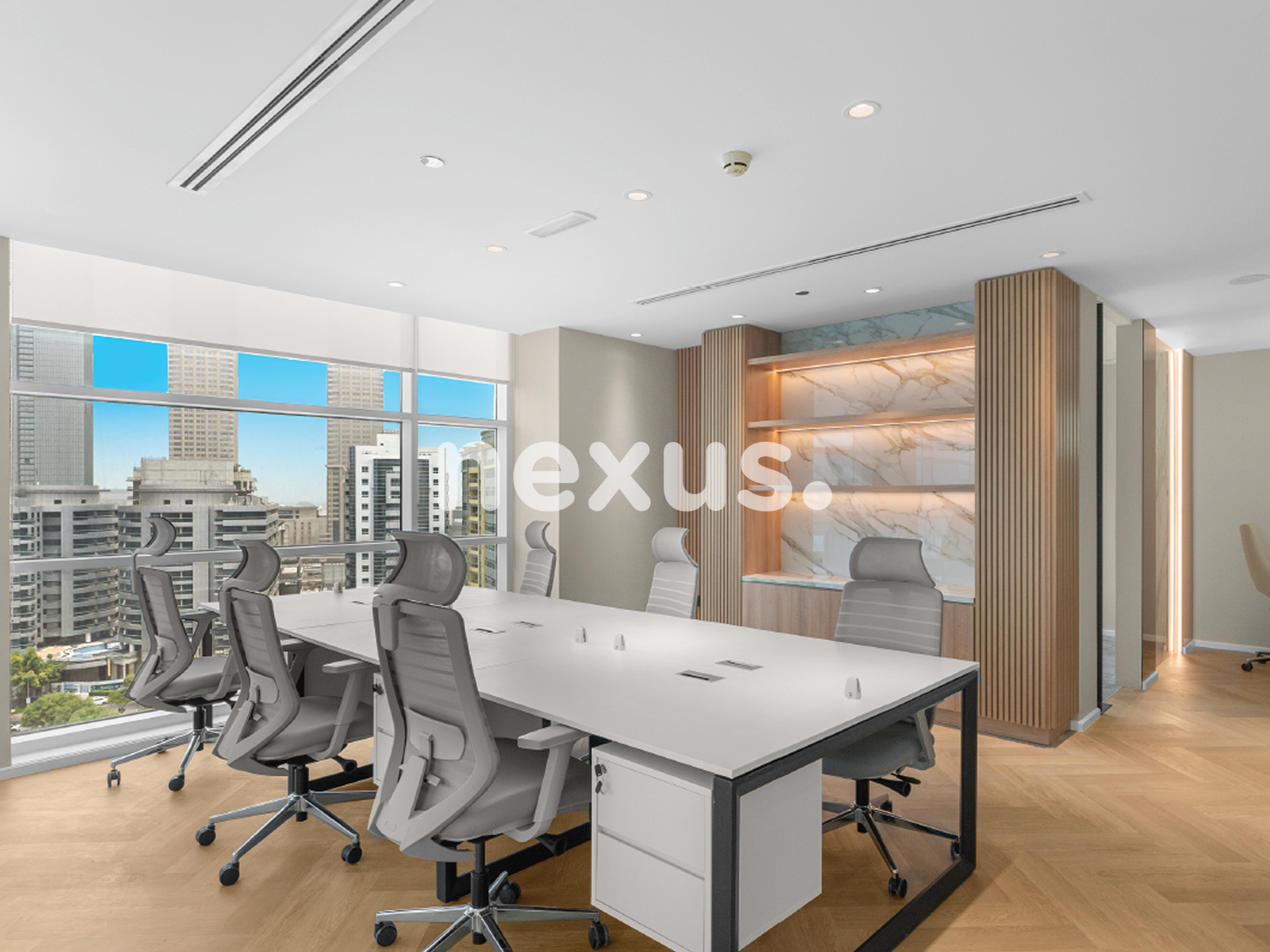 Furnished Office | Spacious Layout | Mid Floor