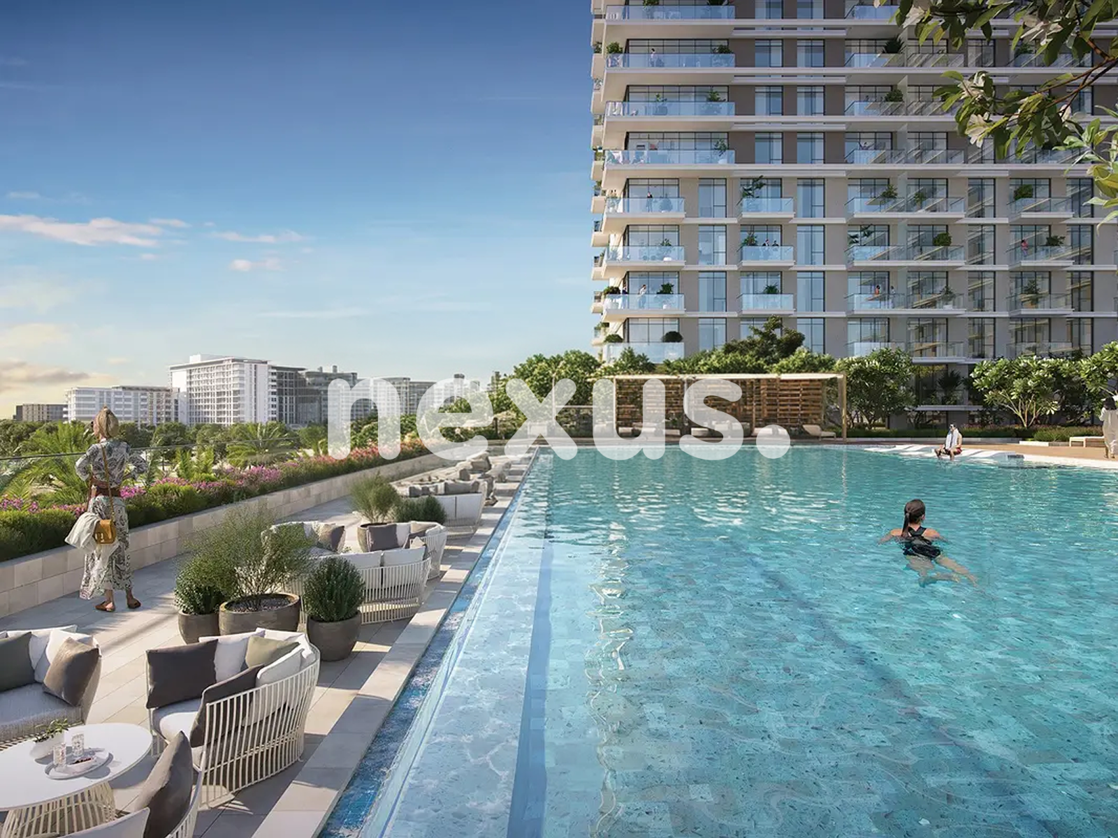 BELOW OP | POOL VIEW | SEMI FURNISHED| EXCLUSIVE